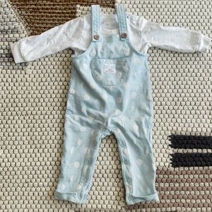 Mac & Moon 12 mo overall set
